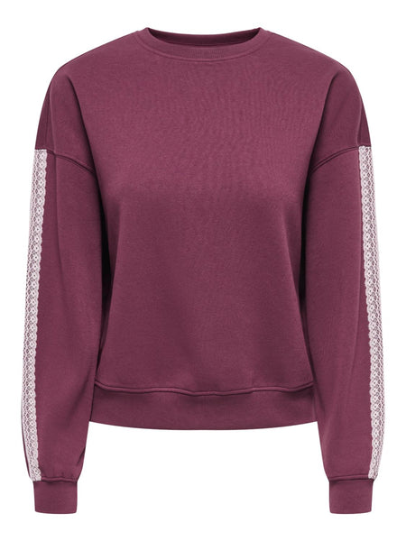 ONLBEAUTY L/S CREW NECK CS SW