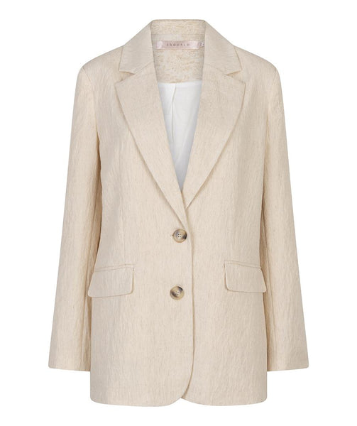Blazer oversized linen mix