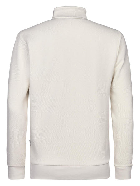 Men Sweater Collar Zip
