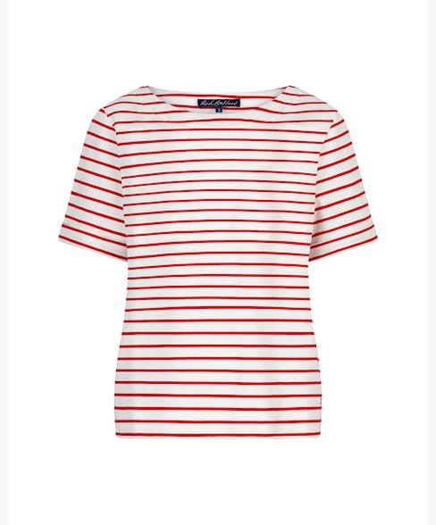 Terry Stripe Short Sleeve