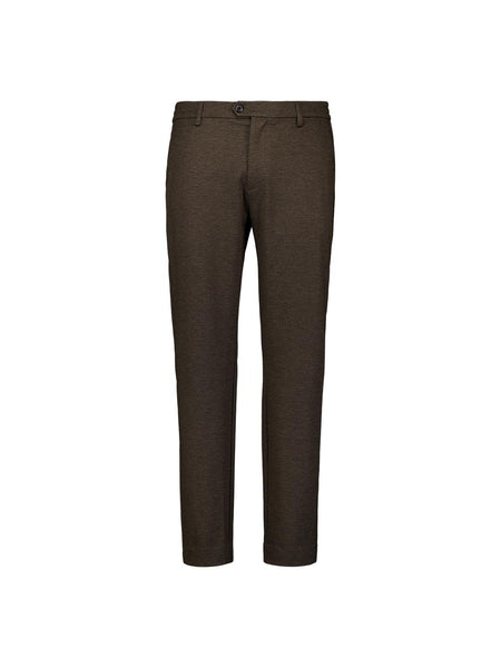 Pants jersey melange brown