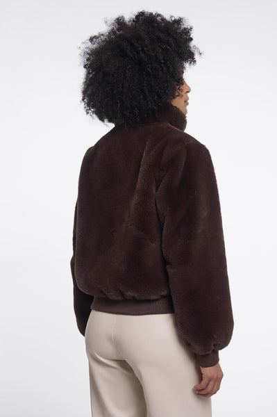 Short faux fur jacket