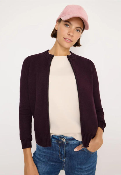 NOS_Cosy Zipper cardigan