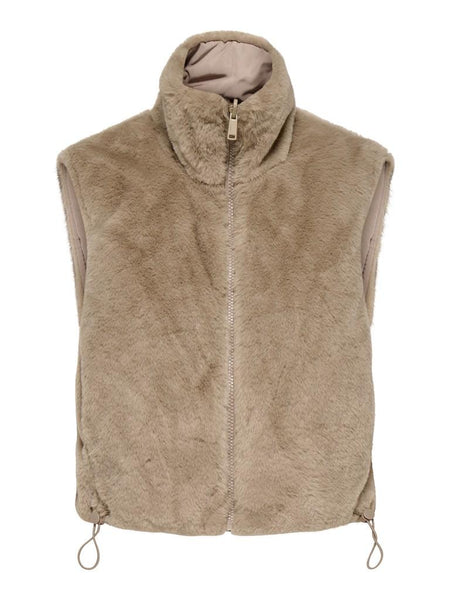 ONLDANA FAUX FUR REV.WAISTCOA