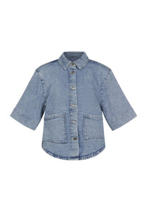 Jacket olea-ja light blue