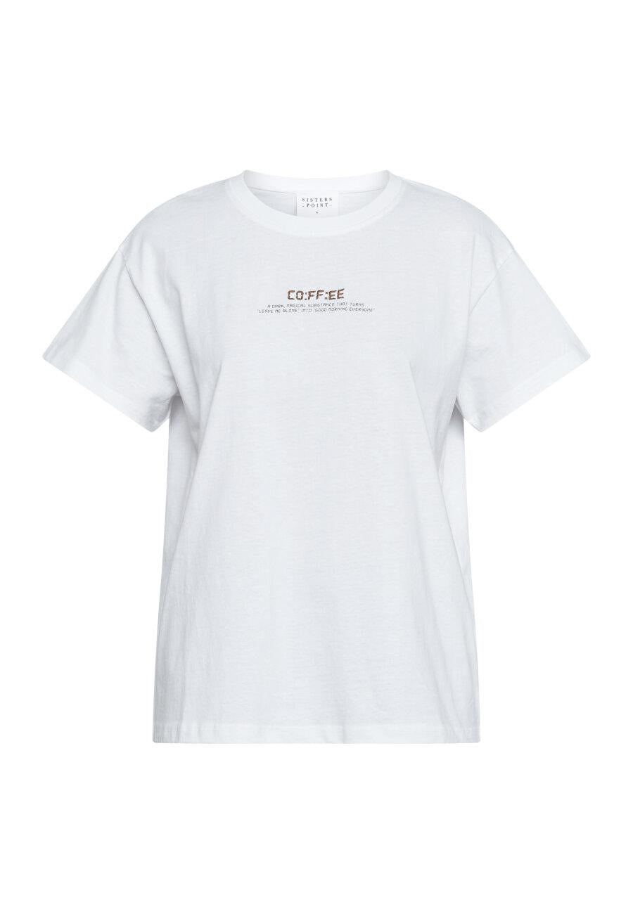 T-shirt pein-ss15 white/mocha