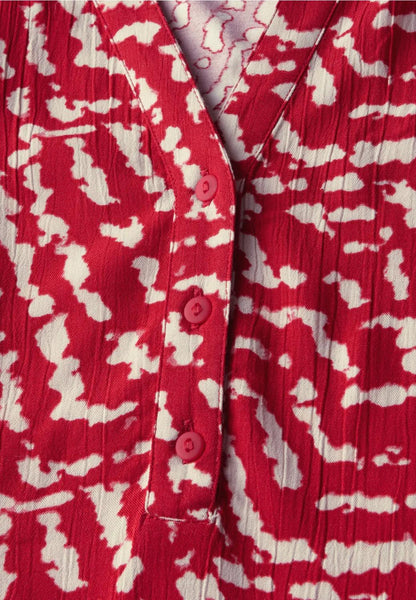 printed mat-mix shirt w.butto