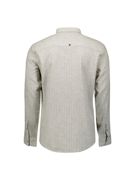 Shirt stripe with linen taupe