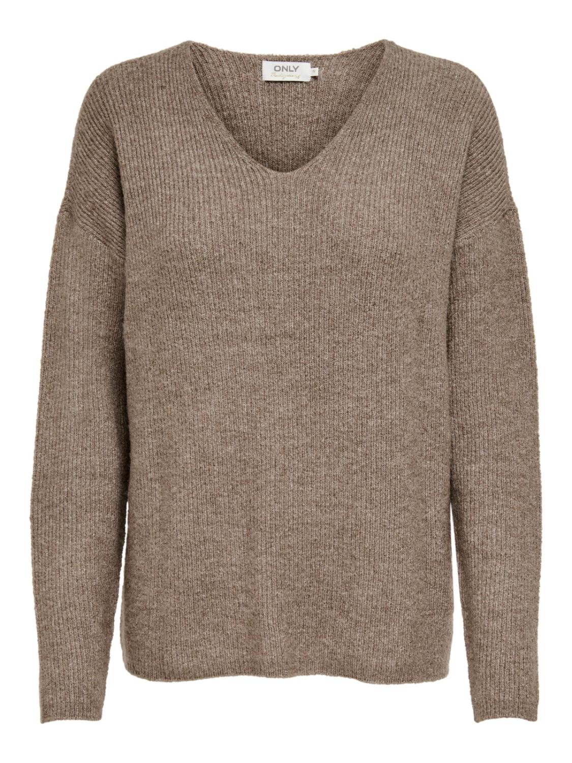 ONLCAMILLA V-NECK L/S PULLOVE
