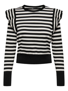 ONLKELCI L/S STRIPE PULLOVER