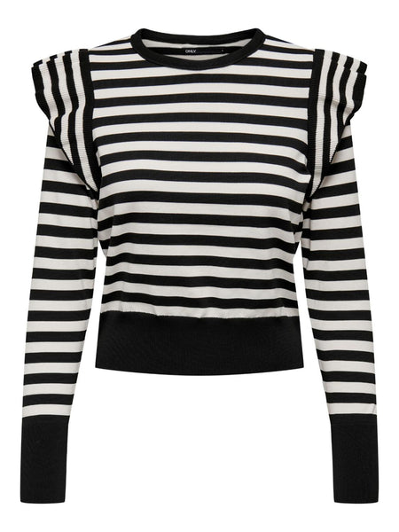 ONLKELCI L/S STRIPE PULLOVER