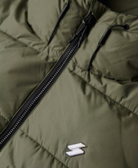 Hooded sports puffer M5011827A