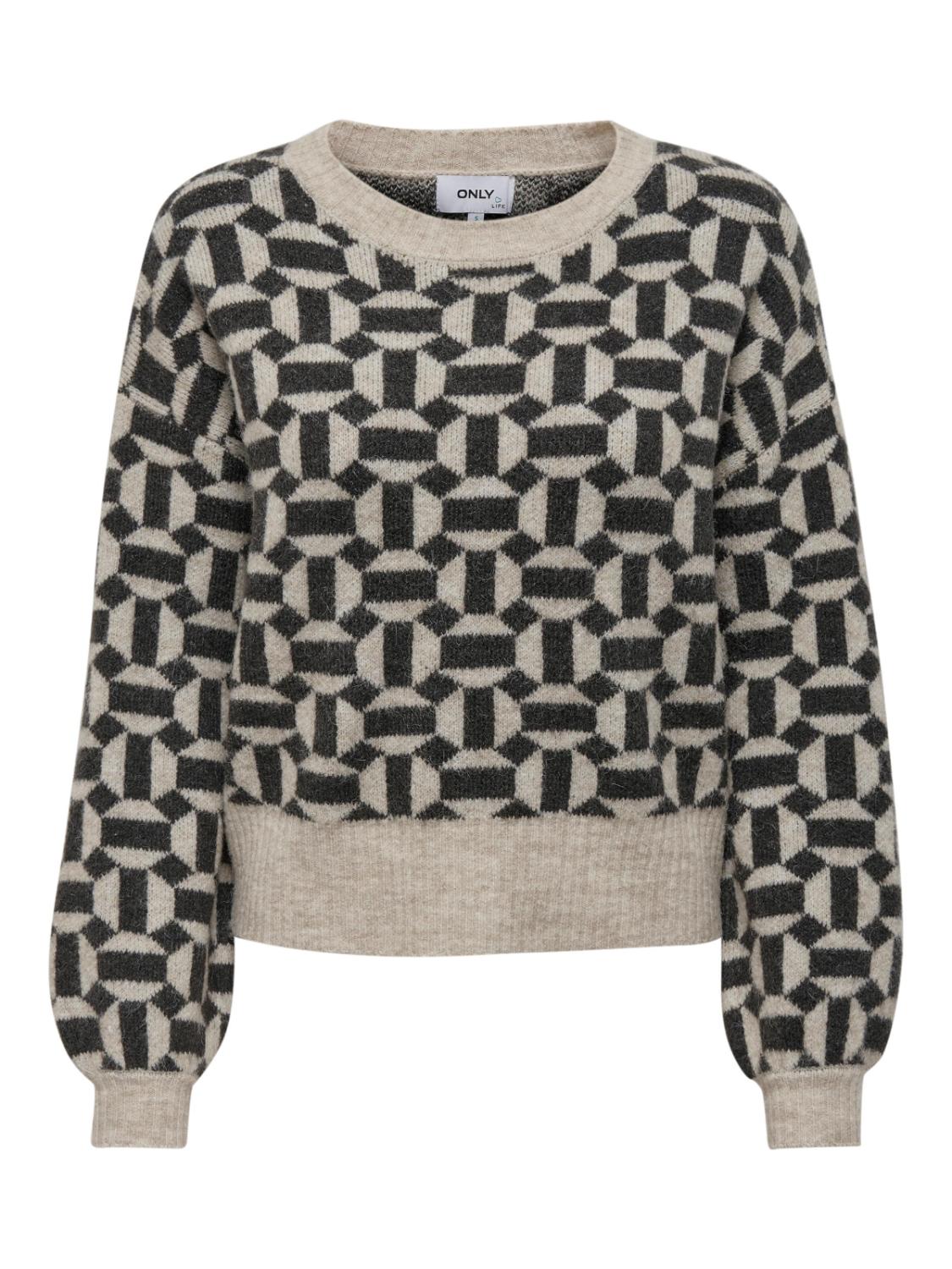 ONLGEO LIFE L/S PULLOVER KNT