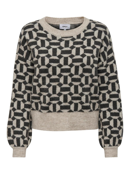 ONLGEO LIFE L/S PULLOVER KNT