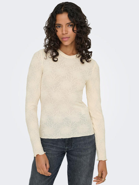 ONLVELMA L/S O-NECK TOP JRS