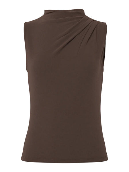 PCMADISON SL DRAPED TOP JRS N