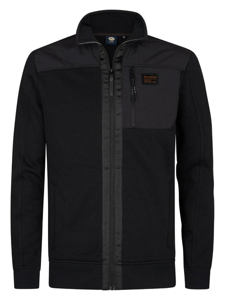 Men Sweater Collar Zip