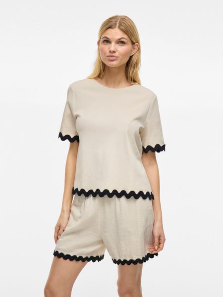 VICALISA O-NECK 2/4 TOP