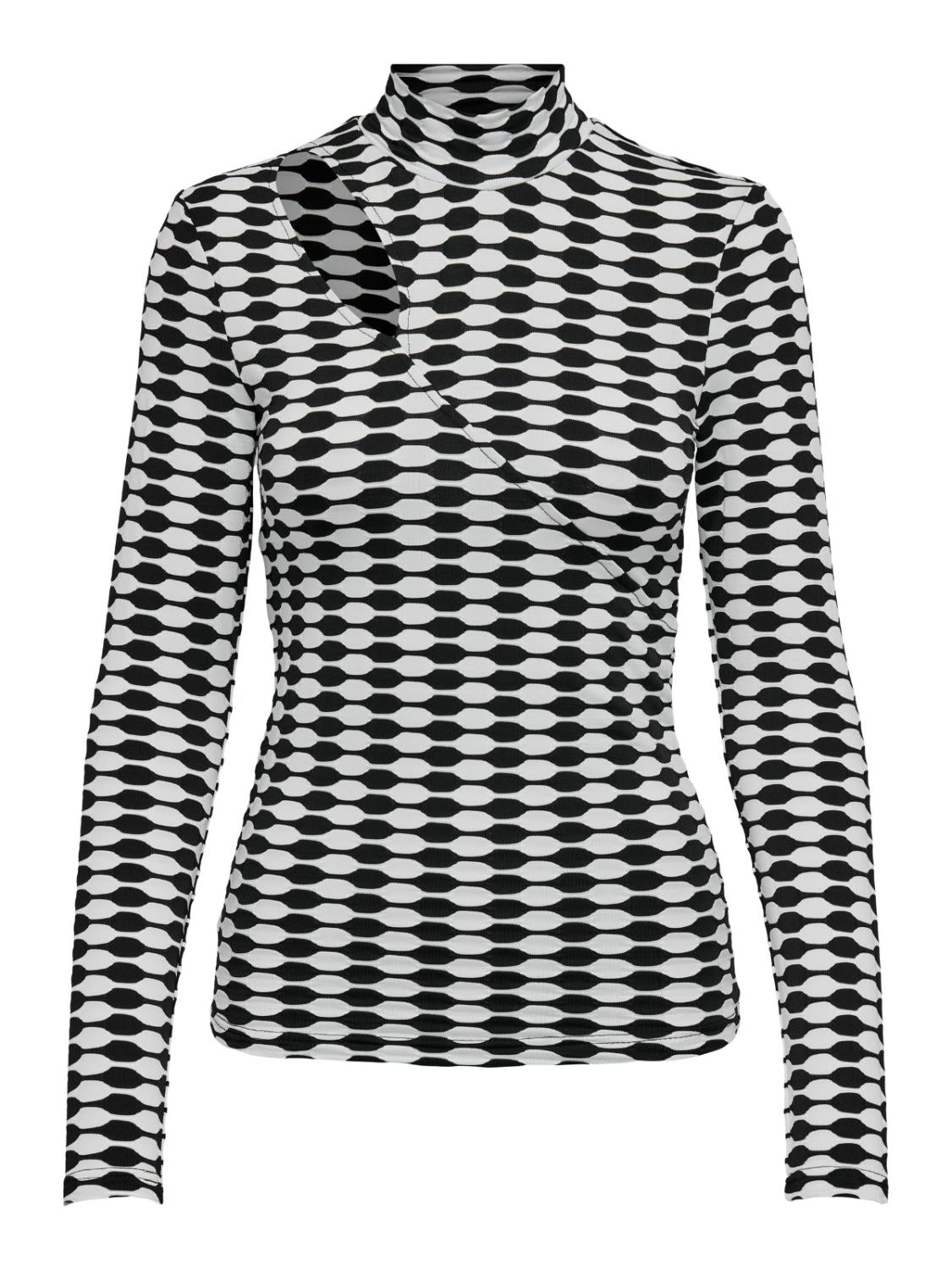 ONLTENNA L/S HIGHNECK CUTOUT