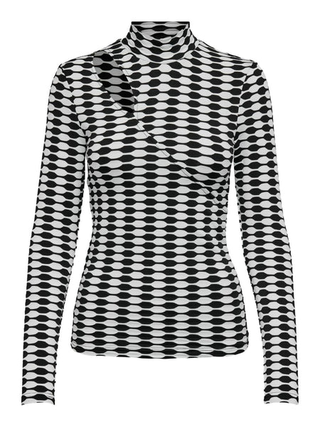 ONLTENNA L/S HIGHNECK CUTOUT