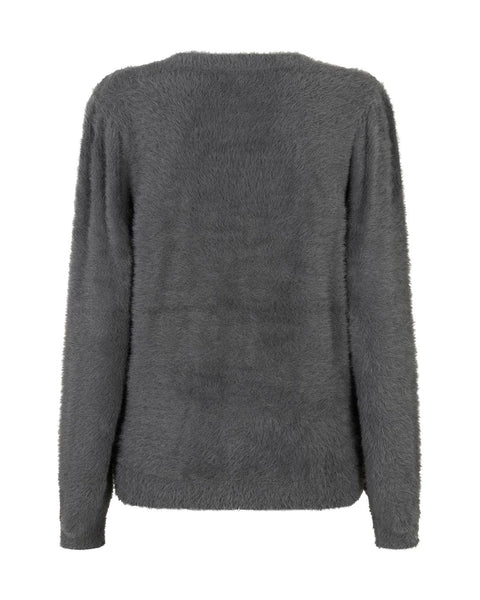 Fuzzy Puff sleeve
