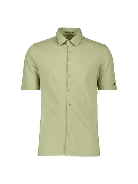 Shirt s/s twill jersey green