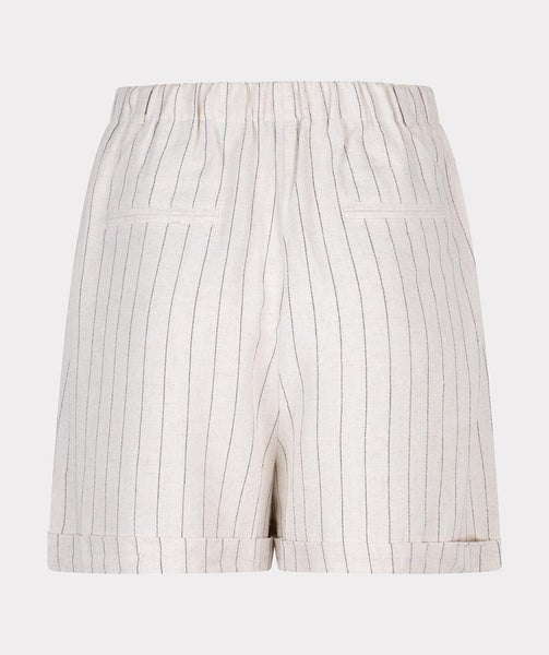 Shorts linen stripe
