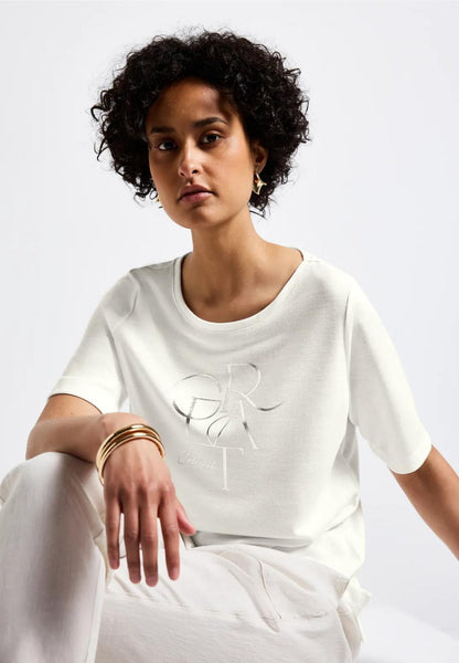 SOL_GREAT partprint shirt w.3