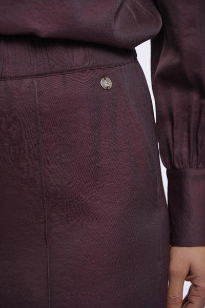 Regular length wide leg pants