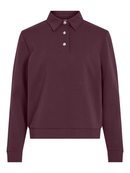 VICOLMARA COLLAR L/S TOP