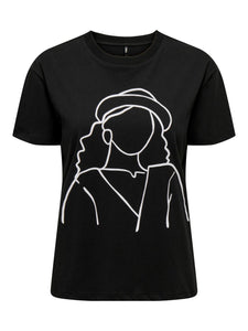 ONLCILLE S/S LADY TOP BOX JRS