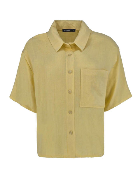 Blouse merel viscosemix geel