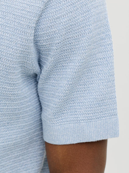 JPRBLURILEY KNIT POLO SS SN