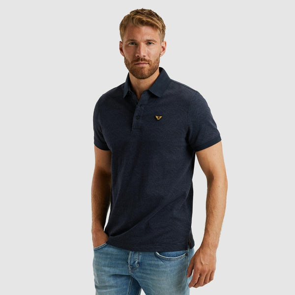 Short sleeve polo Jacquard je