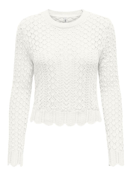 ONLSAGA LIFE LS O-NECK CC KNT