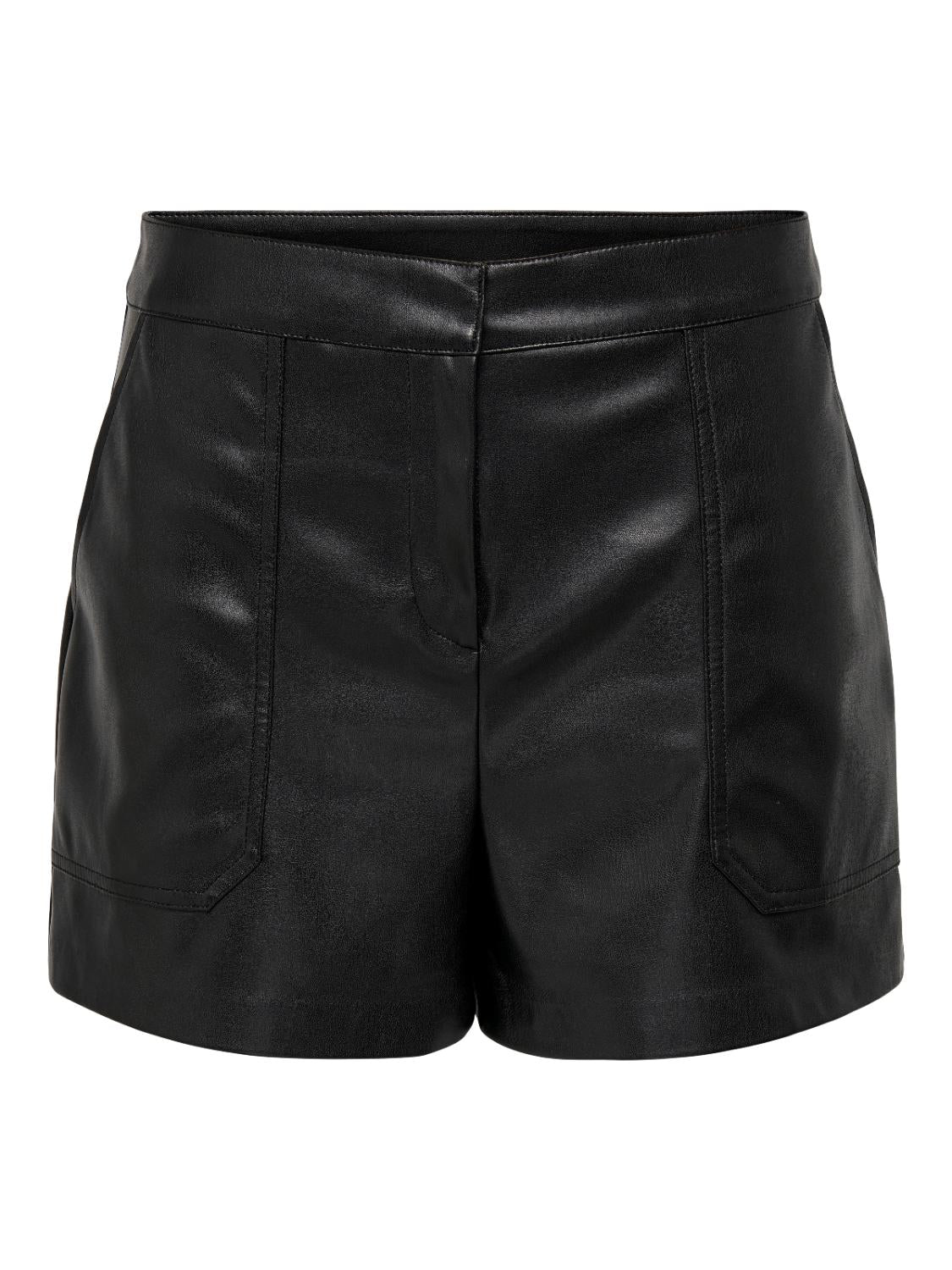 ONLTRICIA FAUX LEATHER SHORTS
