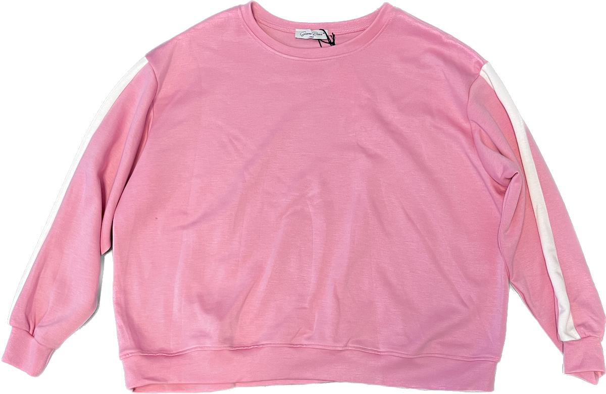 Sweater rose/white