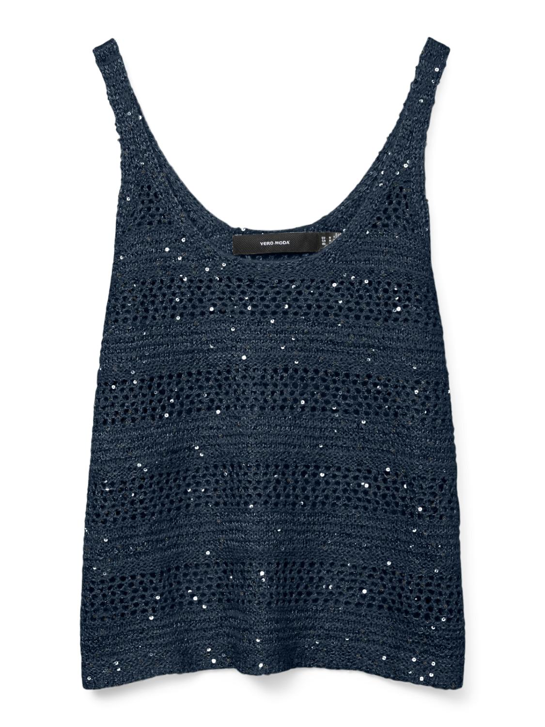 VMLEILANI STRIPE SL U-NECK TO