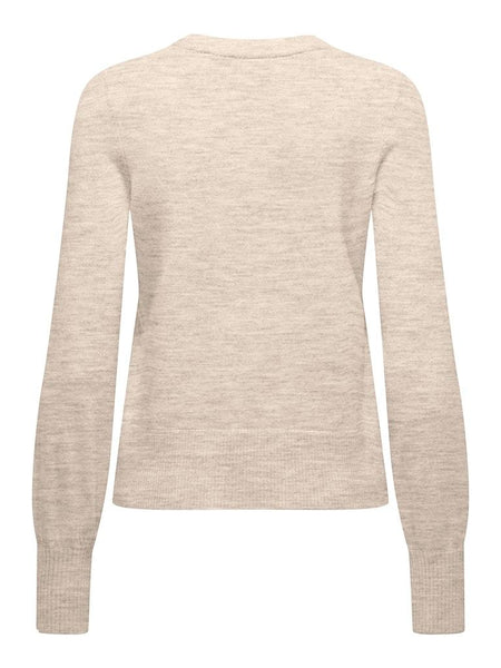 ONLIBI LS EMB O-NECK CC KNT