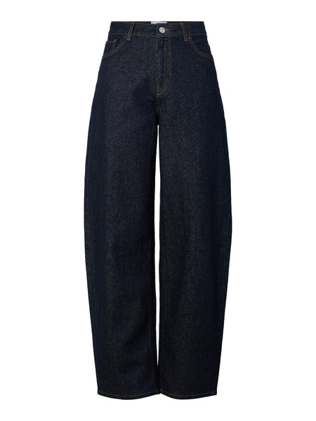 PCGRACE MW BARREL ANK JEANS N