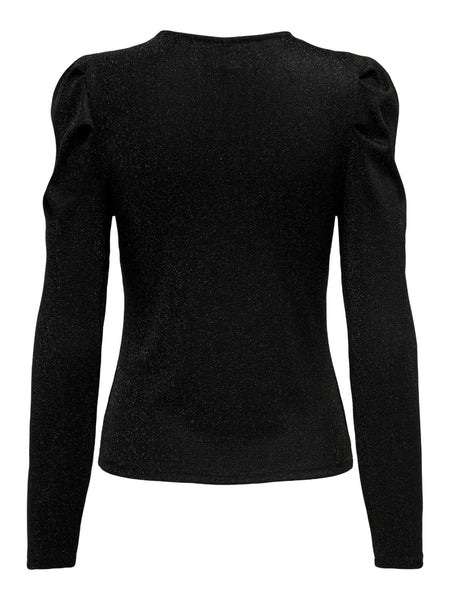 ONLNEW RICH L/S GLITTER PUFF
