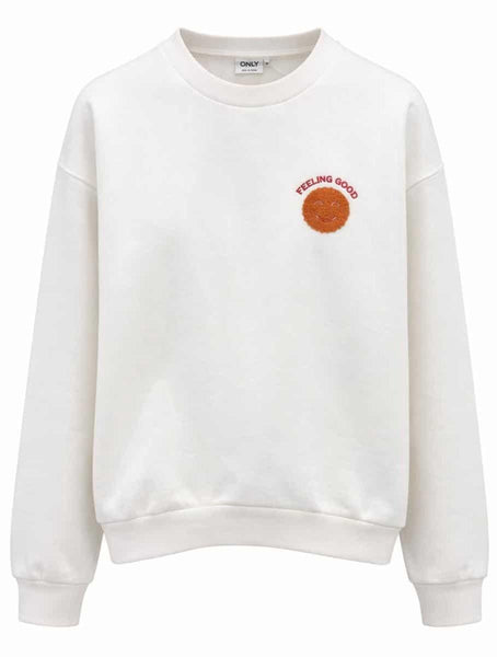 ONLDAZE L/S O-NECK TERRY PRIN