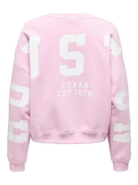 ONLSWEAT L/S BACK/SLEEVE PRIN