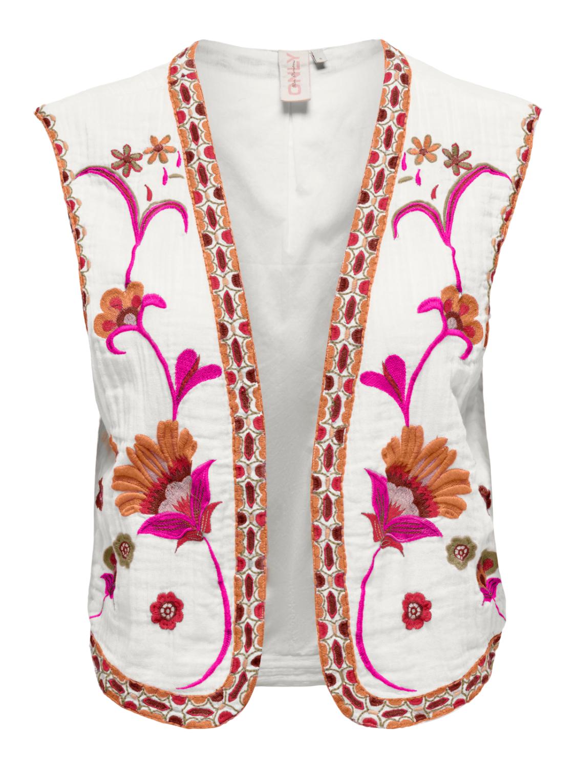 ONLTHYRA LIFE SL EMB VEST WVN