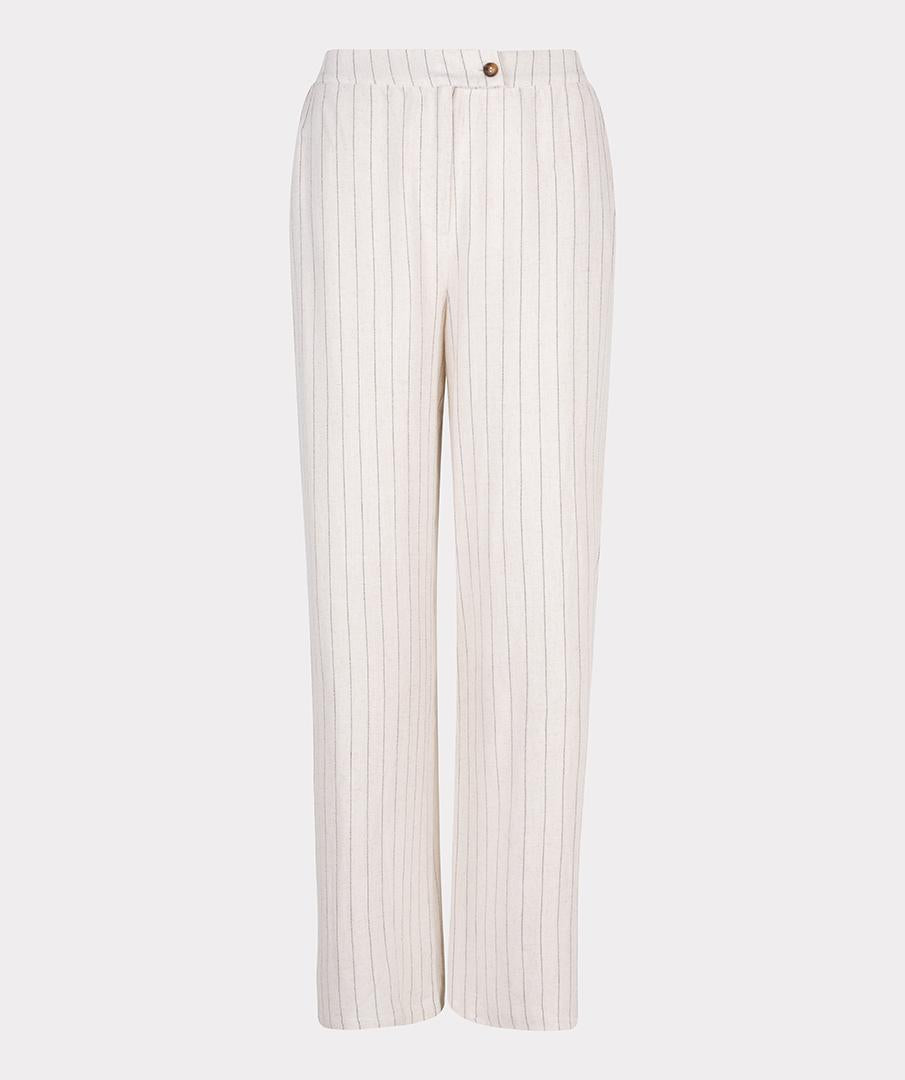 Trousers linen stripe