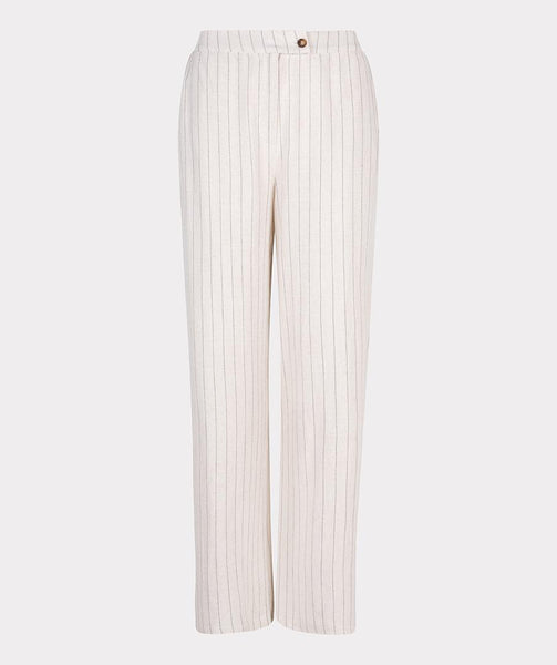 Trousers linen stripe