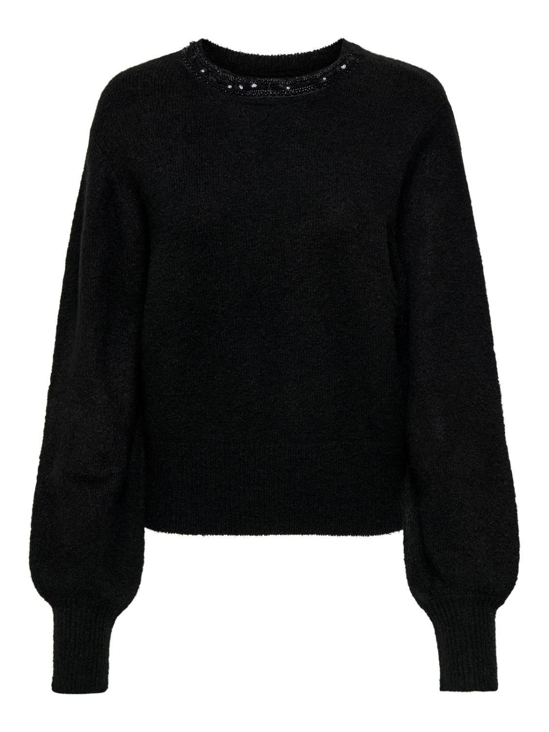 ONLAVI LS EMBELLISH O-NECK EX
