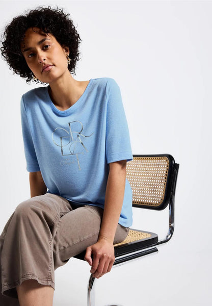 SOL_GREAT partprint shirt w.3