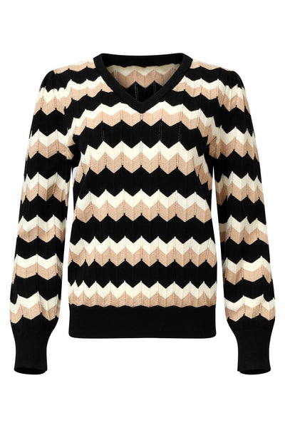 Knit top 25523 black-sand