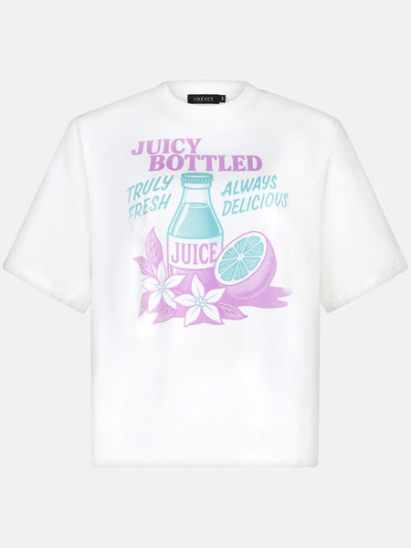 T-shirt juicy bottle violet